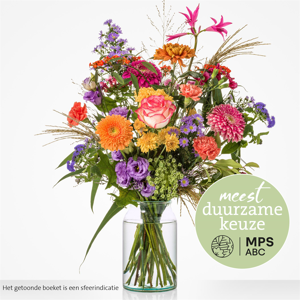 Groen gekeurd 'deluxe' plukboeket