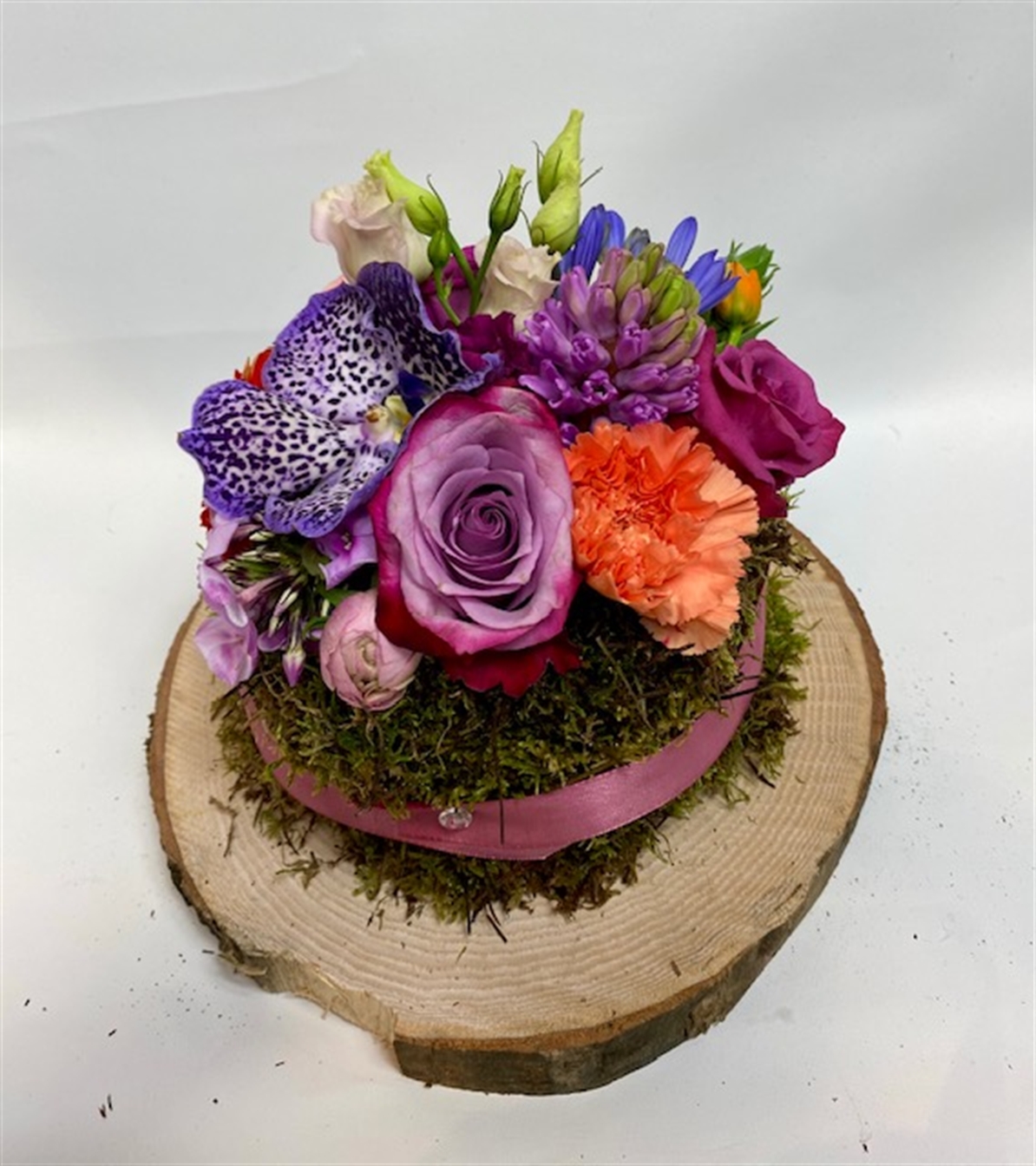 Bloementaart op natuurlijke basis