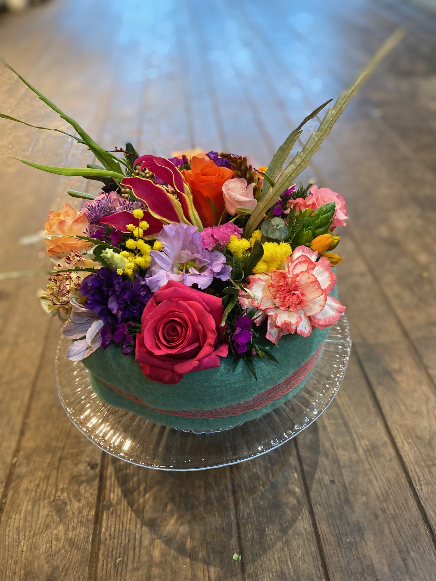 Bloementaart bont voorjaar