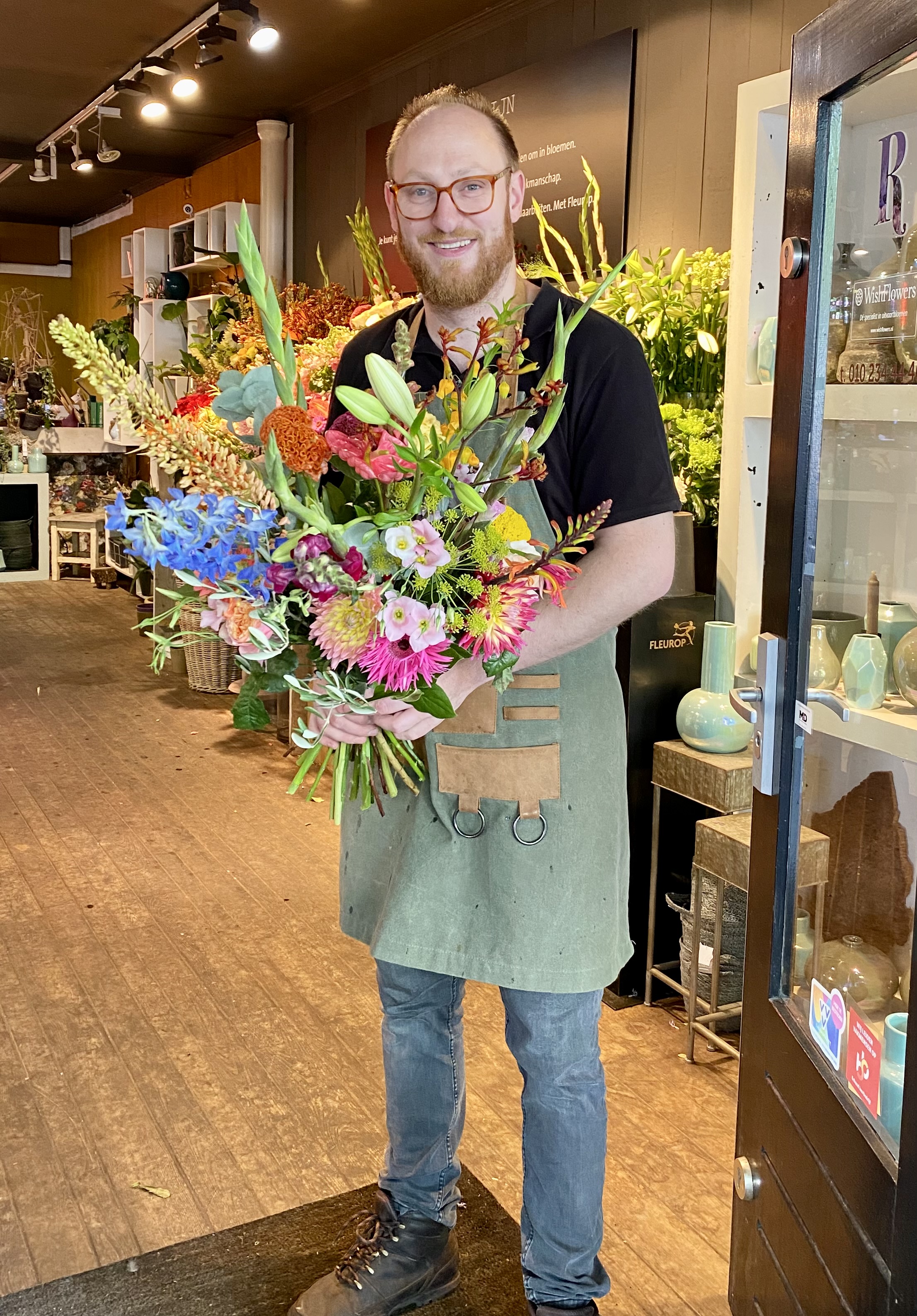 Duurzaam boeket MPS-a+ Roosmarijn Bloembinders