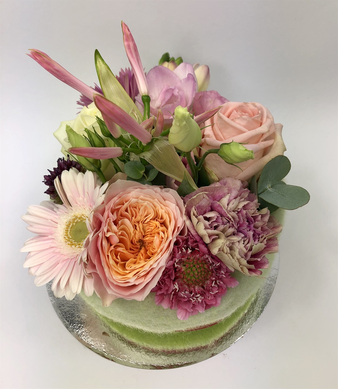 Bloementaart zacht pastel