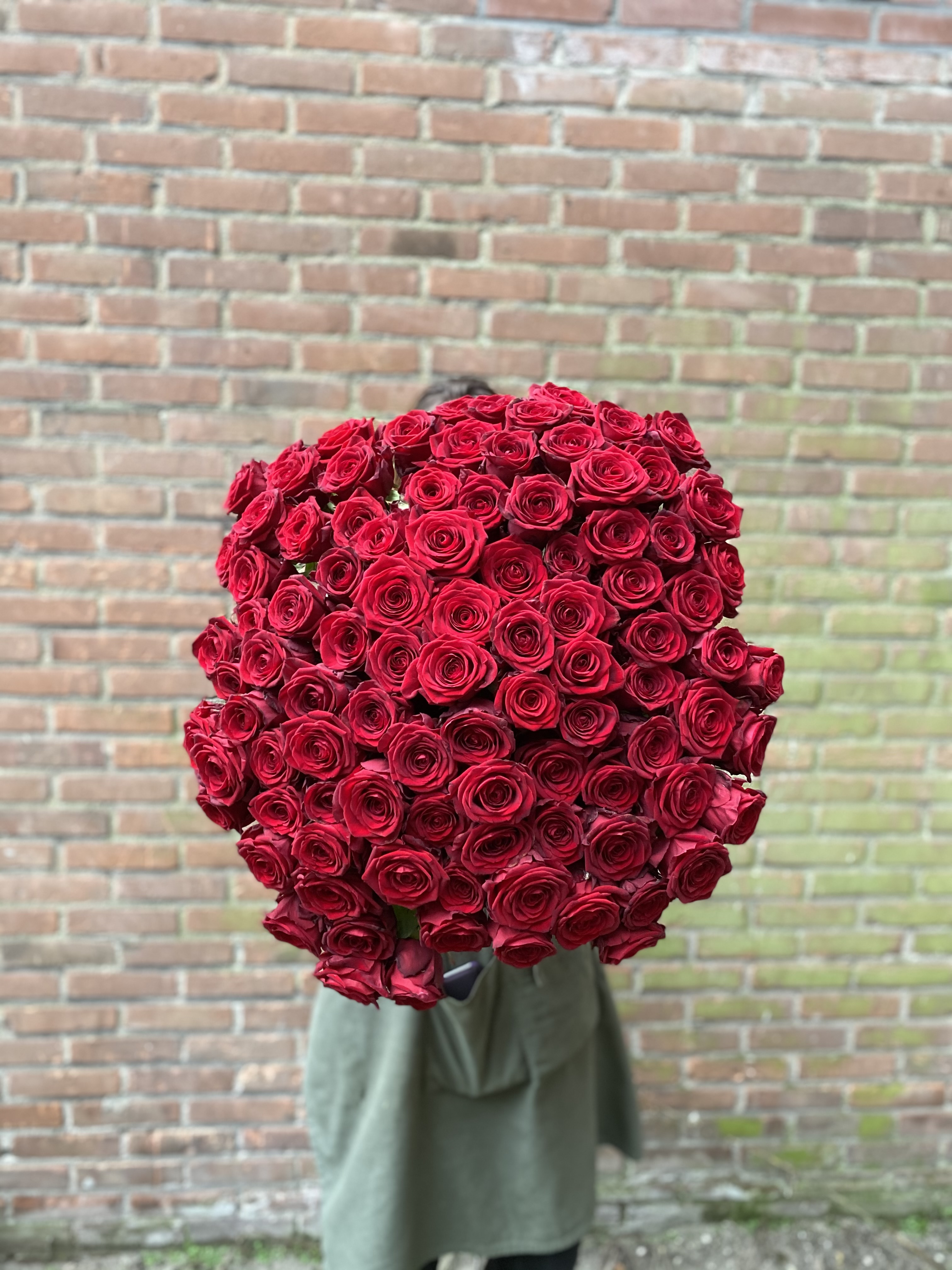 Rode rozen boeket XXL